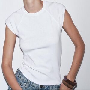 Zara White and Black 2-pack Women's Tops